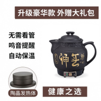 全自动大容量一体养生壶电煎药壶药罐陶瓷砂锅煮药电熬药壶锅 6L陶晶不粘（带鸣音）
