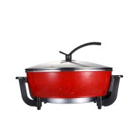 家用大鸳鸯电火锅韩式电热锅宿舍加大容量清锅 8L鸳鸯锅（双管速热5-10人使用） 收藏店铺送洗锅布