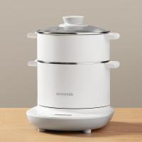 多用电热锅学生宿舍电煮锅煮面电火锅迷你小电锅家用 白色