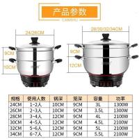 多功能电热锅电锅家用炒菜电炒锅宿舍电火锅电蒸锅电煮锅一体锅