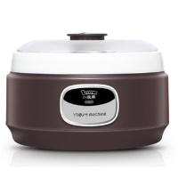 酸奶机全自动家用多功能酸奶米酒纳豆机酸奶酵母米酒酸奶机 咖啡色无分杯款