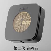 电陶炉煮茶炉猫眼二代智能静音白陶壶小型家用煮茶烧水器具 浅灰色