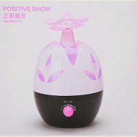粉猪加湿器家用静音大容量办公室卧室空气增湿净化卡通动物 太阳花