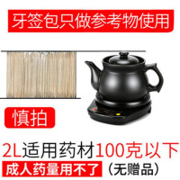 分体式煎药壶壶养生壶全自动电药锅煲煎药壶中医药电砂锅 红波浪底座+A2L长嘴壶