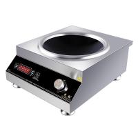 家用3500w大功率商用电磁炉凹面电池炉电炒锅5000w猛火爆炒 5000W凹面旋钮款单机