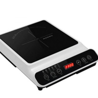 智能全自动小型迷你大火爆炒火锅一体电磁炉德国 磁小白2300W 单炉+汤锅炒锅+锅盖+锅铲+汤漏勺