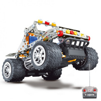 3d立体金属拼装玩具 diy拼装遥控积木车 合金组装山地遥控车 816C-2