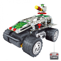 3d立体金属拼装玩具 diy拼装遥控积木车 合金组装山地遥控车 816C-3