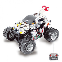 钢铁指挥官 金属拼装3款小跳舞车积木模型 新款遥控车合金积木儿童玩具 816F-1