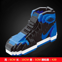 篮球鞋子积木拼图兼容乐高微钻石颗粒送给男生的创意 6