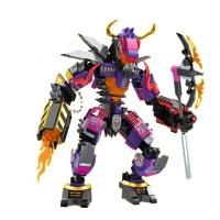 匹配乐高悟空小侠系列80010牛魔王烈火机甲男女孩积木玩具 牛魔王烈火机甲[629]