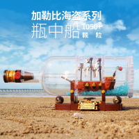 匹配乐高大电影WALL-E瓦力机器人男孩子拼装模型积木儿童玩具 [升级版]瓶中船