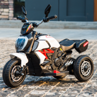 儿童电动三轮车 男女宝宝小摩托车 小孩玩具车可骑充电