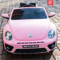 儿童摇摆电动车四轮遥控汽车宝宝电动玩具车甲壳虫电瓶童车可坐人