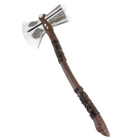 复仇者联盟 漫威英雄雷神锤子美队盾牌 灭霸刀暴风战斧仿真道具模型收藏 送礼 电影武边 不可 雷神暴风战斧1:1(未开刃)