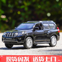 奔驰车模合金玩具车越野车1/32仿真小汽车亮灯响声回力儿童男孩玩具3-6 丰田普拉多-黑色