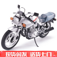 青岛社1/12川崎H2R摩托车跑车模型玩具汽车仿真合金车模摆件收藏 铃木GSX1100SKATANA银色