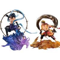 鸣人佐助组合 手办 套装模型 风神雷神版摆件公仔玩偶动漫周边 人偶玩具