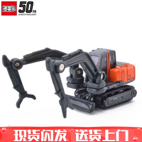 多美卡(TAKARA TOMY) 合金小汽车儿童玩具警车工程车推土机挖掘机翻斗车卡车 065#日立双臂推土机