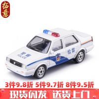 拓意 1/64警车合金小汽车模型玩具城管执法车金杯捷达五菱宏光伊兰特 捷达检察