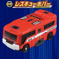 TOMY多美卡超级救援消防救护队变形合体汽车玩具4-6岁儿童男孩模型玩具车 超级救援AC05-129974