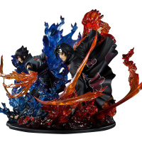 动漫手办宇智波鼬佐助兄弟须佐能乎 宇智波斑 鸣人火焰卡卡西神威 模型人偶公仔摆件送礼玩具 鼬&佐助兄弟组合