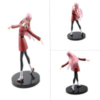 国家队 Zero Two 02 动漫模型手办 莓 校服 搭档杀手美少女 机箱摆件 玩具公仔 国家队杀手