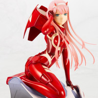 国家队 Zero Two 02 动漫模型手办 莓 校服 搭档杀手美少女 机箱摆件 玩具公仔 赛车手红衣