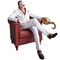 寿屋 沙·克洛克达尔手办坐姿 沙鳄鱼 沙鄂 模型摆件动漫人偶玩具 白色款