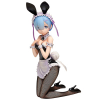 从零开始异生活 蕾姆拉姆 雷姆女仆装泳装内衣版手办 兔女郎婚纱版 公仔模型摆件玩具 蕾姆[兔女郎]大版