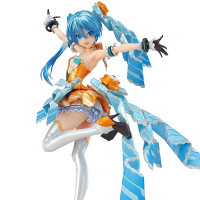 寿屋 手办 动漫模型公仔 Miku 模型 赛车初音 雪邦初音 大版 虚拟歌手摆件 橙花公主Ver橙花初音23cm