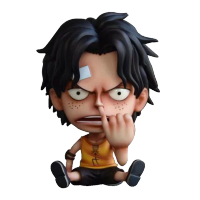 寿屋 海贼王 路飞 索隆 香克斯 乔巴艾斯 小唐 Q版手抱瓶 玩具公仔汽车摆件 抠鼻艾斯