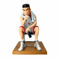 灌篮高手 手办 樱木花道 三井寿 赤木 流川枫 宫城良田 动漫模型摆件 车载公仔玩偶 送礼玩具 赤木白衣椅子