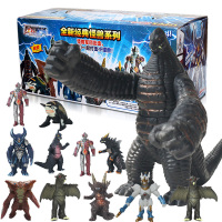 罗布变身器套装捷德腰带胶囊升华器儿童变欧布可动玩偶男孩奥特蛋 2个奥特曼+10个怪兽套装B812