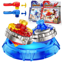 三宝超变战陀玩具竞技陀螺儿童对战圣焰红龙陀螺套装 【训练版】圣焰红龙+猎冰蓝龙+送战斗盘
