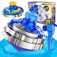 三宝超变战陀玩具竞技陀螺儿童对战圣焰红龙陀螺套装 猎冰蓝龙-双属性套装