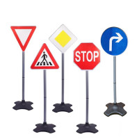 红绿灯发声亮灯语音儿童玩具 信号交通标志指示牌教具