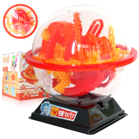 买奇酷玩具轨道走珠智力球洛克王国3D立体魔幻球儿童玩具螺丝钉飞碟 178关-高阶挑战版-火星迷宫