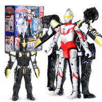 奥特曼咸蛋超人玩具模型 变形怪兽多关节可动奥特曼蛋变身器变形战舰飞行战机 变形怪兽奥特曼-宇宙超人VS杰顿