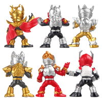 奥迪双钻 铠甲勇士猎铠马帅炎龙帝皇侠卡魄 拿瓦人偶玩具进化版装备套装 铠传-纪念版玩偶6款全套装