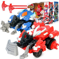 庄臣反斗战车玩具竞技赛车套装男孩玩具对战玩具车 反斗战车帝王龙+巨神鹰2款车组合