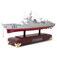 敦雅 1:400海口号171导弹驱逐舰军舰模型 052C中华神舰盾战舰艇 全合金军事模型