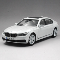 特价 原厂1:18帝国蓝 750白色 全新7系 汽车模型 仿真车模 合金车模 收藏送礼摆放