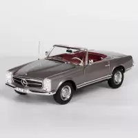 NOREV 1:18 1963年 奔驰230 SL合金车模 老爷车模型 汽车模型 收藏全开车模 灰色