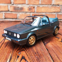 Norev 1:18 Golf GTI 大众高尔夫GTI车模 敞篷 老车合金汽车模型 收藏送礼 墨绿色