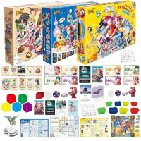 大中华寻宝记卡片玩具闪卡套装广州上海北京菜谱游戏场景卡牌套装 大中华寻宝记-北京+上海+广州