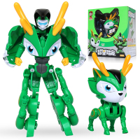 猪猪侠深海萌宠玩具超星萌宠超星锁儿童变形机器人勇士 合体套装 新款变形系列-冰封鹿