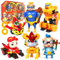 猪猪侠深海萌宠玩具超星萌宠超星锁儿童变形机器人勇士 合体套装 猪猪侠吉祥大礼包6款大套装7911D