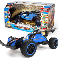 儿童遥控车玩具漂移攀爬车奥特曼遥控车玩具特技车攀爬车越野车男孩玩具 1:10大号沙地越野车蓝色C211
