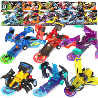 奥迪双钻 爆裂飞车1代2代儿童玩具3代星能觉醒暴烈变形玩具车套装 1代疾速系列飞车6款全套